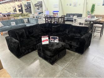 New black sectional