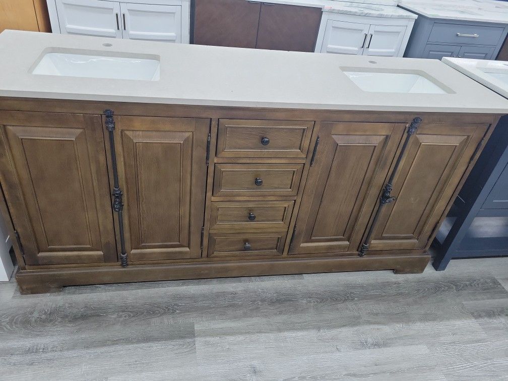 Bathroom Vanity 72"