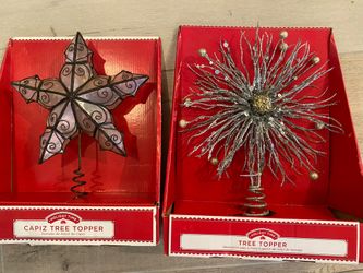 Christmas Tree Toppers $6 Each