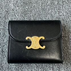 Luxury women's small calfskin wallet