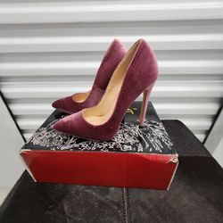 Velvet High Heels