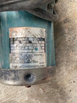 Taladro impacto eléctrico makita. Mod 6906