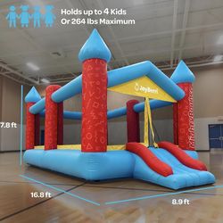 JoyBerri Mighty Bounce House 16.8ft w/ Blower