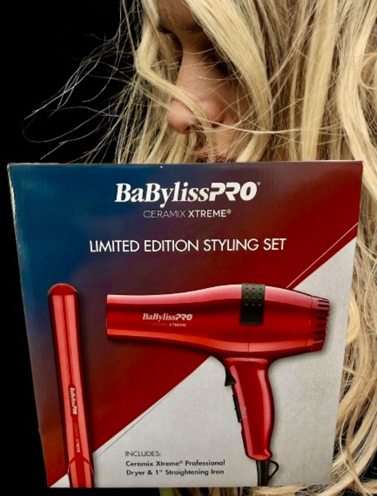 BaBylissPRO Ceramic Xtreme Limited Edition Styling Set - Dryer & Straightener