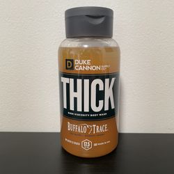 Duke Cannon THICK Body Wash Buffalo Trace NEW 17.5 Fl Oz Oak Barrel Mens Shower