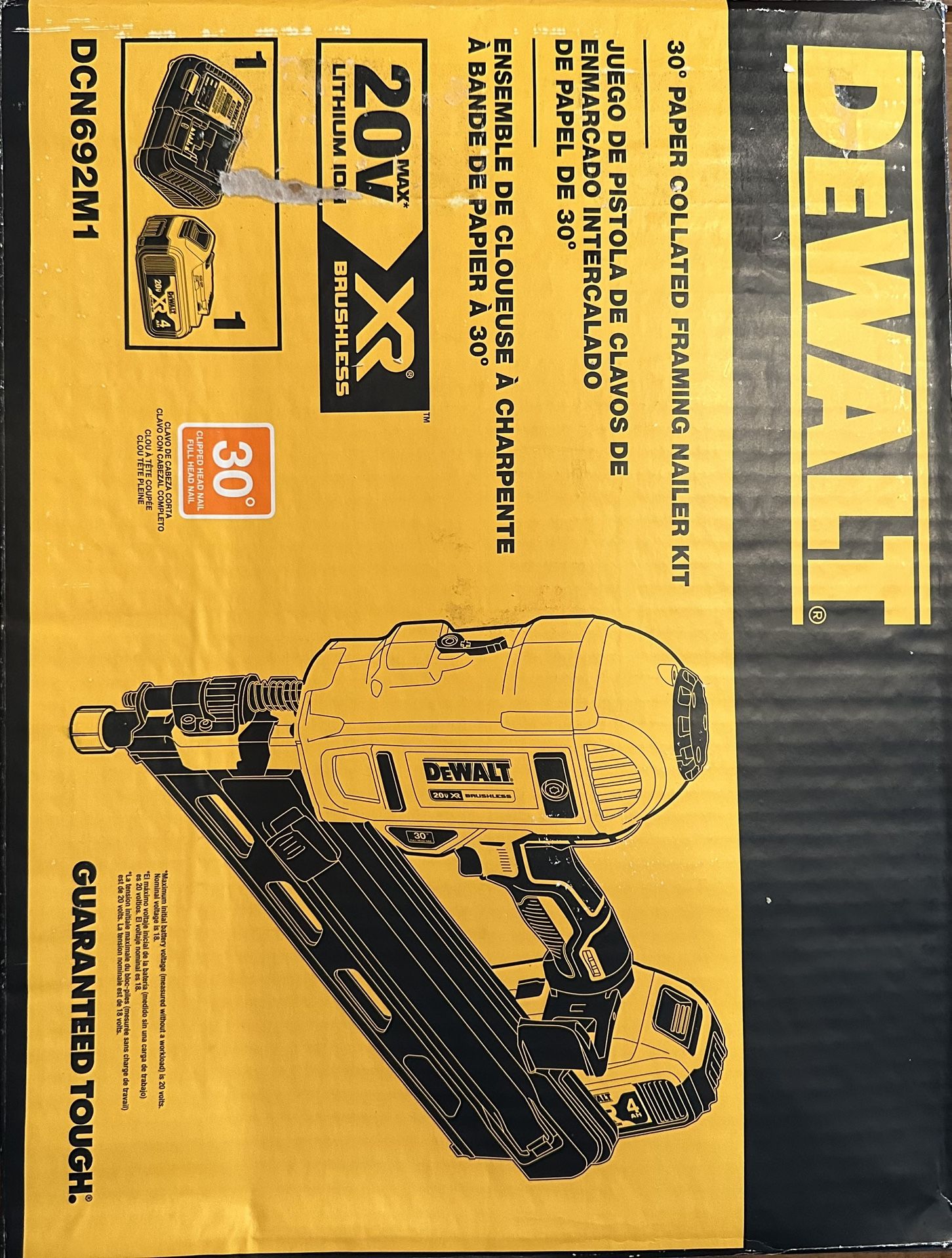 DEWALT FRAMING NAILER KIT