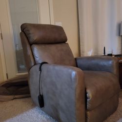 Power Electric Lift Chair Leather Recliner 