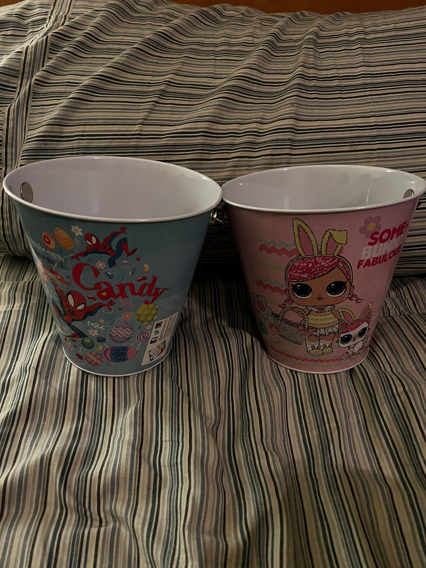 Easter Basket And Accessories Lot