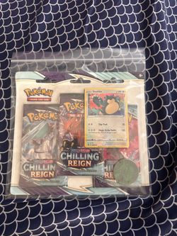 Pokemon Chilling Reign 3 pack blister