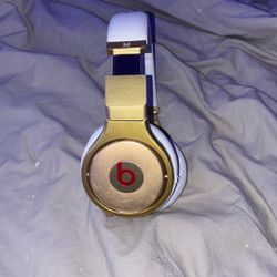 Dre Beats Pro Gold Wired Headphones
