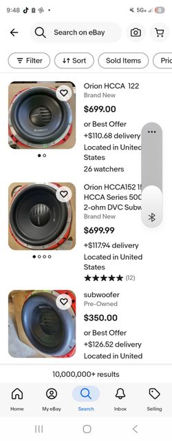 Orion 15" speaker