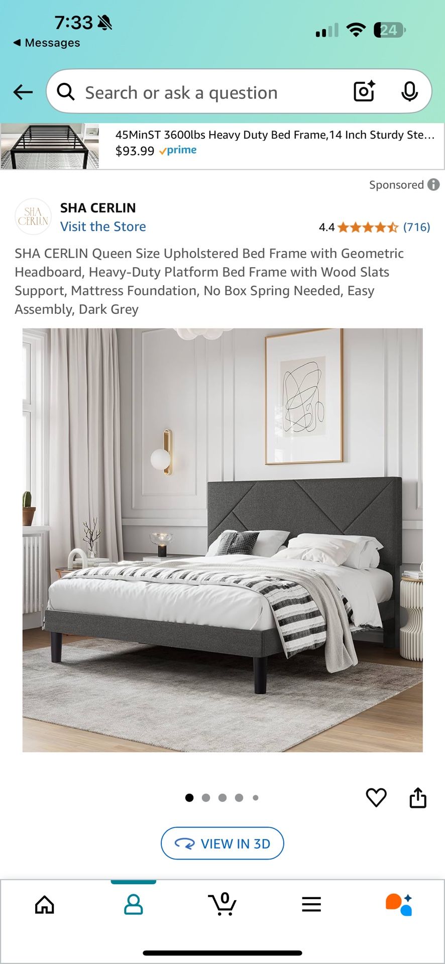 Queen Bed Frame Used
