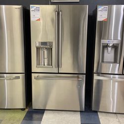 GE CAFE BOTTOM FREEZER REFRIGERATOR‼️