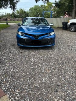 2020 Blue Toyota Camry LE