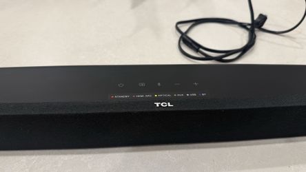 Sound bar TCL Alto 6 2.0 Channel Roku TV Ready Home Theater Sound Bar with Bluetooth. TS6100, 31.5 inch, black.