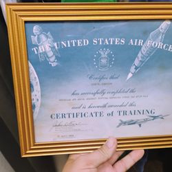 Vintage Military Certificates Lot