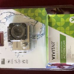 VIVITAR HIGH DEFINITION ACTION CAM WATERPROOF CAMERA + 2 MOUNTS - DVR781