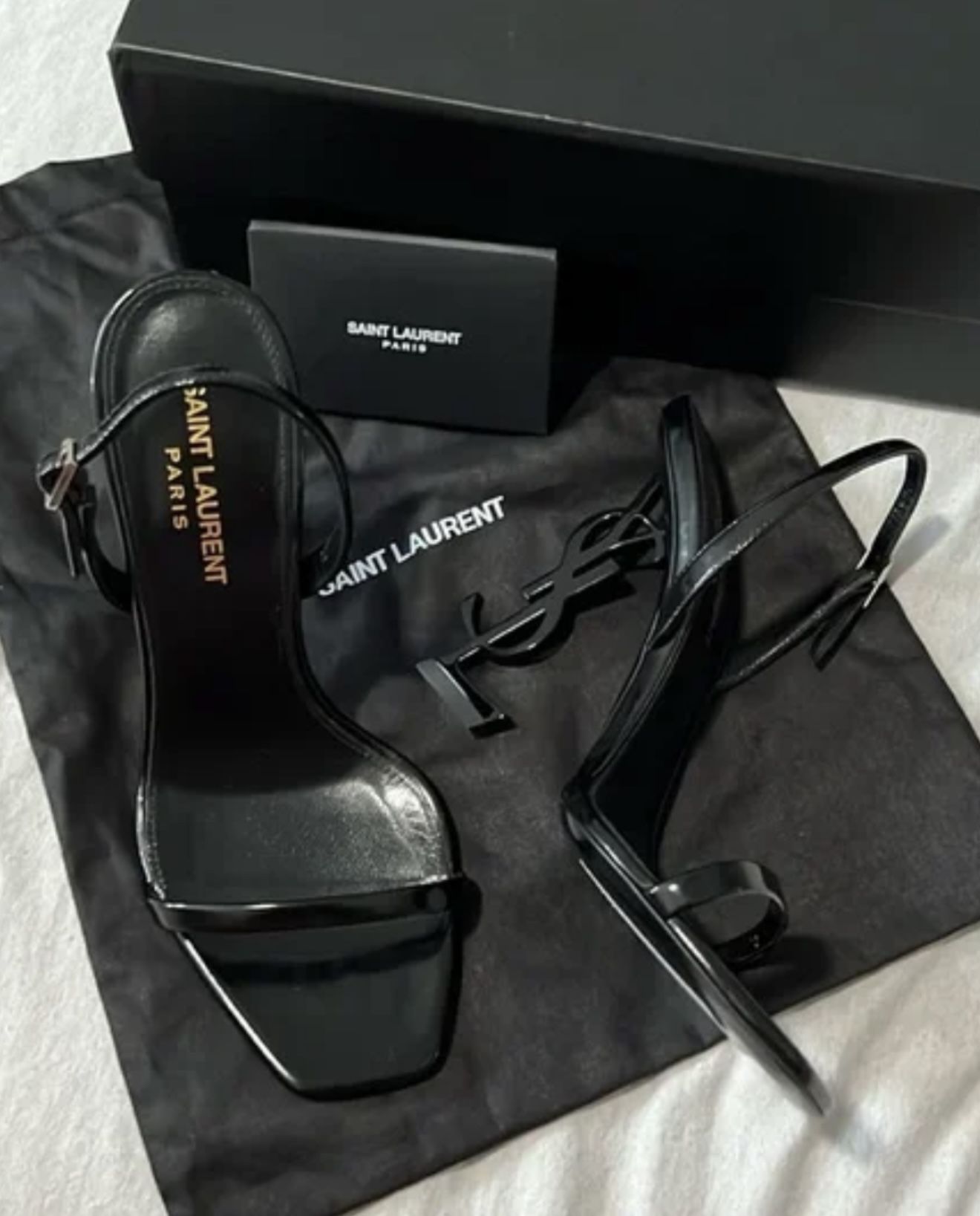 YSL BLACK HEELS