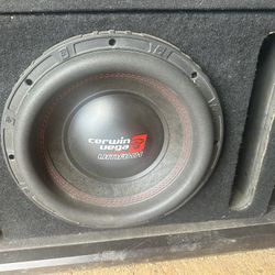 12 Inch Subwoofer Cervin Vega