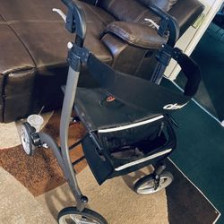 I have two walkers available ----- priced separately   💞$70-   collapsible 4 wheel walker cart with seat.  a little discolored on back part from use-