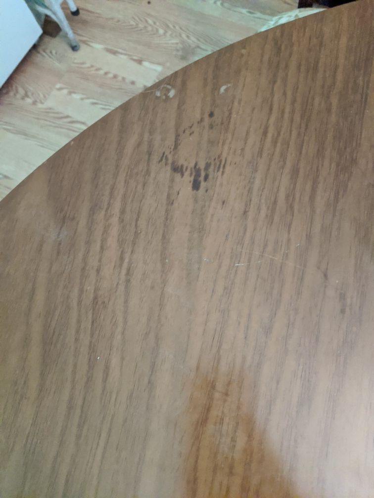 Mid century dining room table w/4 chairs