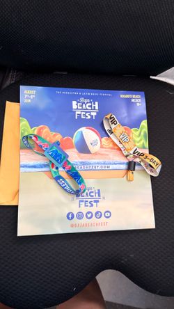 2026 VIP Baja Beach Fest Wristband
