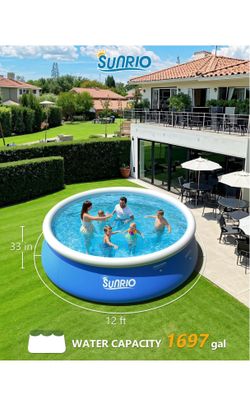 12ft Round Pool with Filter