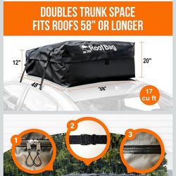 Roof Bag - Car Carrier - Cargo Bag - LIKE NEW