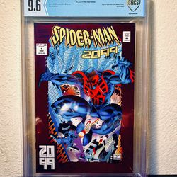 Spider-Man 2099 #1*CBCS GRADE 9.6 Near Mint+ **WHTE PAGES*Origin Spider-Man 2099