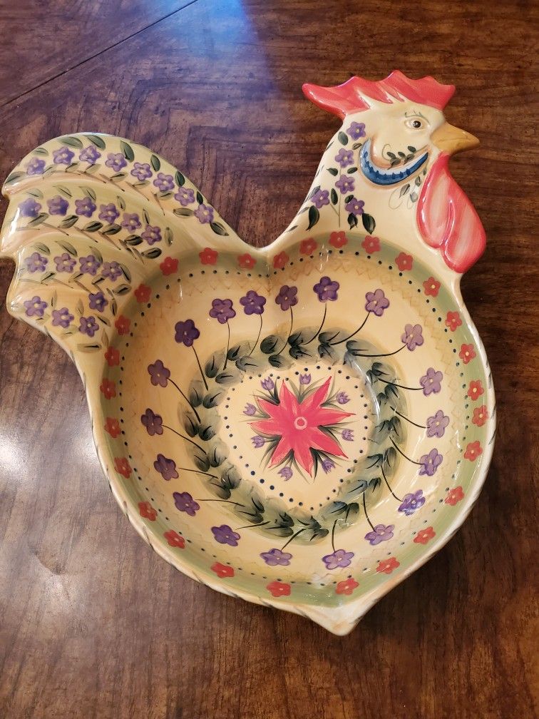 Serving Platter - Rooster Theme