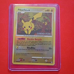 Pikachu 94/123 Diamond & Pearl Stamped Burger King Promo