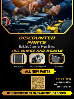 New Radiators, Condenser & AC Compressor- Honda, Nissan, Chevy, Toyota