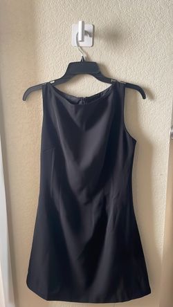 Black Sleeveless Mini Dress