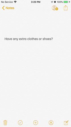 Clothes donation for reseller