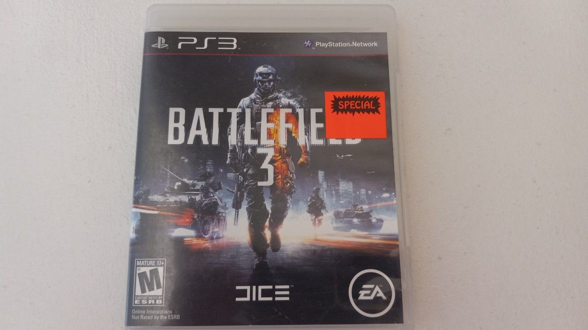 Battlefield 3 - PS3 w/manual
