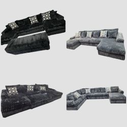 BRAND NEW  U SECTIONAL COUCHES  SOFAS CHAISE 
