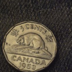 1953 Canadian Nickel  Errors