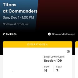 Washington Commanders Vs Tennessee Titans 
