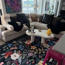HUGE sectional and loveseat
