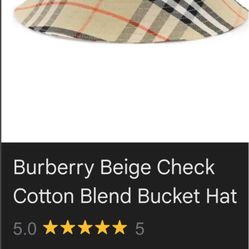 Burberry Bucket Hat 