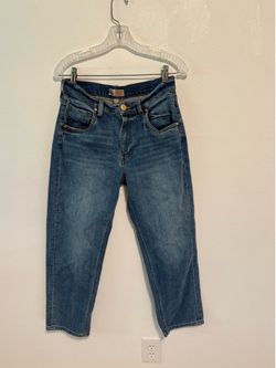 Kut From The Kloth KIT Baggy Ankle Straight Jeans High Rise Blue Wash Size 2 KUT