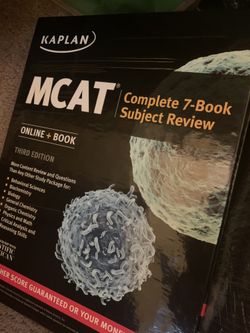 MCAT Prep Books Kaplan