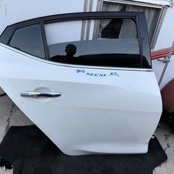 2016 Nissan Maxima Passenger Side Right Rear Door – White (OEM)