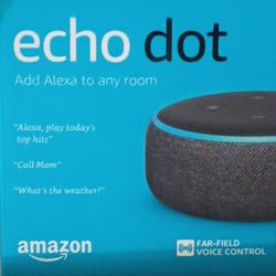 Amazon Echo Dot 3rd Gen. With Alexa