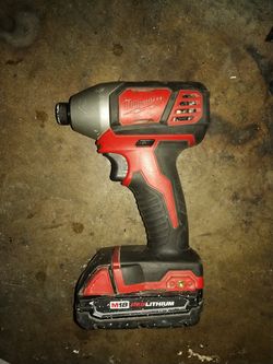 Milwaukee 1/4" hex impact driver m18