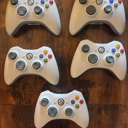 Wireless Xbox 360 Controllers With Rechargeable Battery Packs