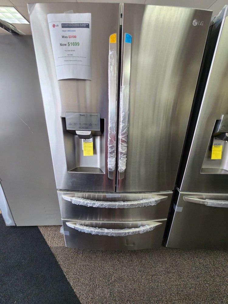 LG 22CF COUNTERDEPTH REFRIGERATOR 1699! 1 YEAR WARRANTY INCLUDED!