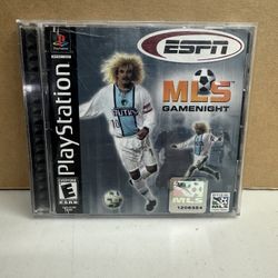 ESPN MLS GameNight Sony PlayStation 1 2000 Major league Soccer *Complete CIB*