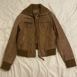 Brown Leather Jacket 