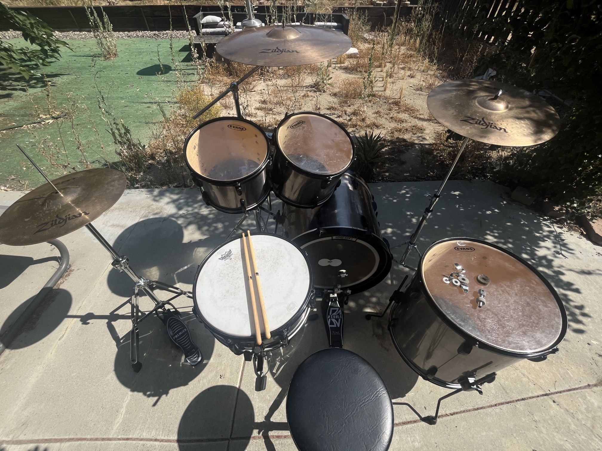 Tama Swingstar Drum Set – Complete Kit w/ Zildjian Cymbals & DW Pedal – $400 OBO
